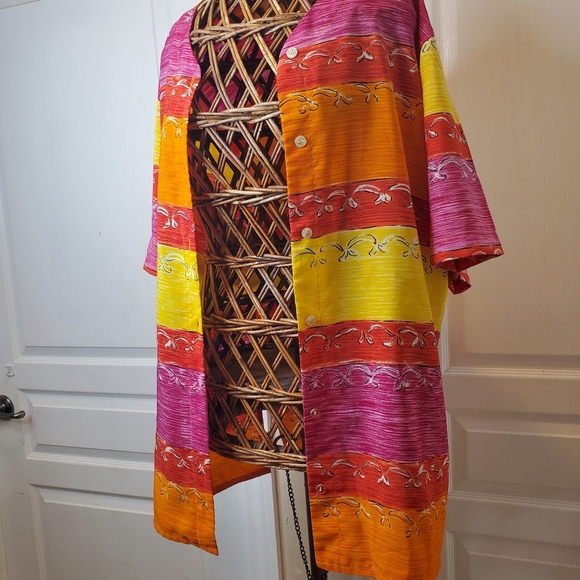 Ladies Colorful plus size blouse - Picture 11 of 12